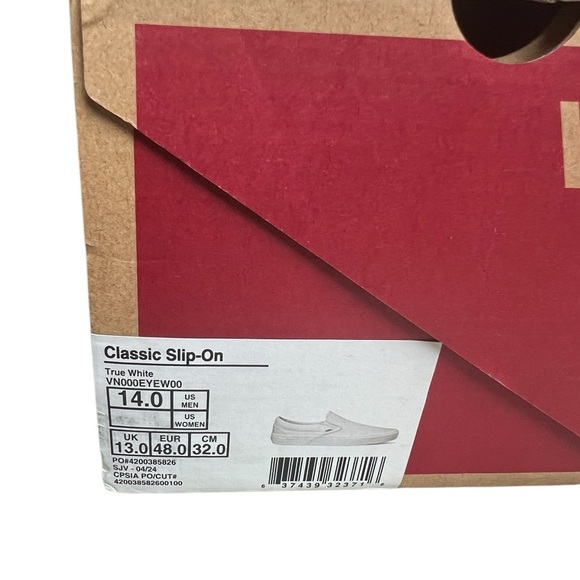 VANS Classic Slip-On in White Size 14.0M - Picture 10 of 10